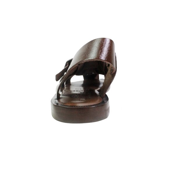 Mateo Brown Men’s Italian Leather Sandals Shoes main image 7